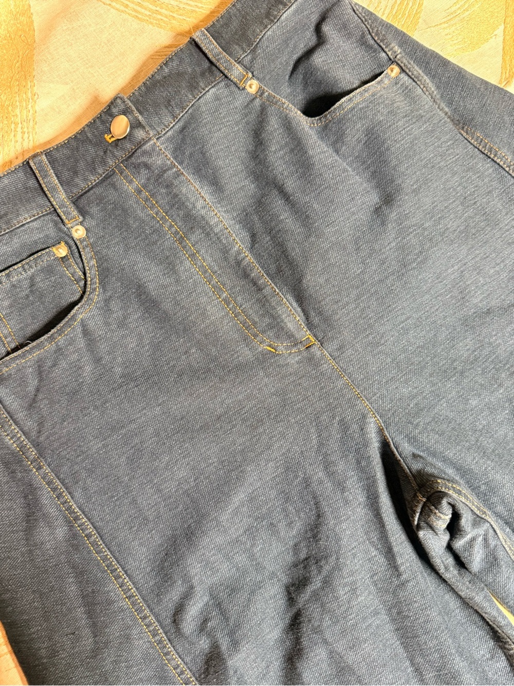 Tibi NWT Sid Dark Blue Barrel Denim Pants - Short - 26” inseam - Picture 3 of 12